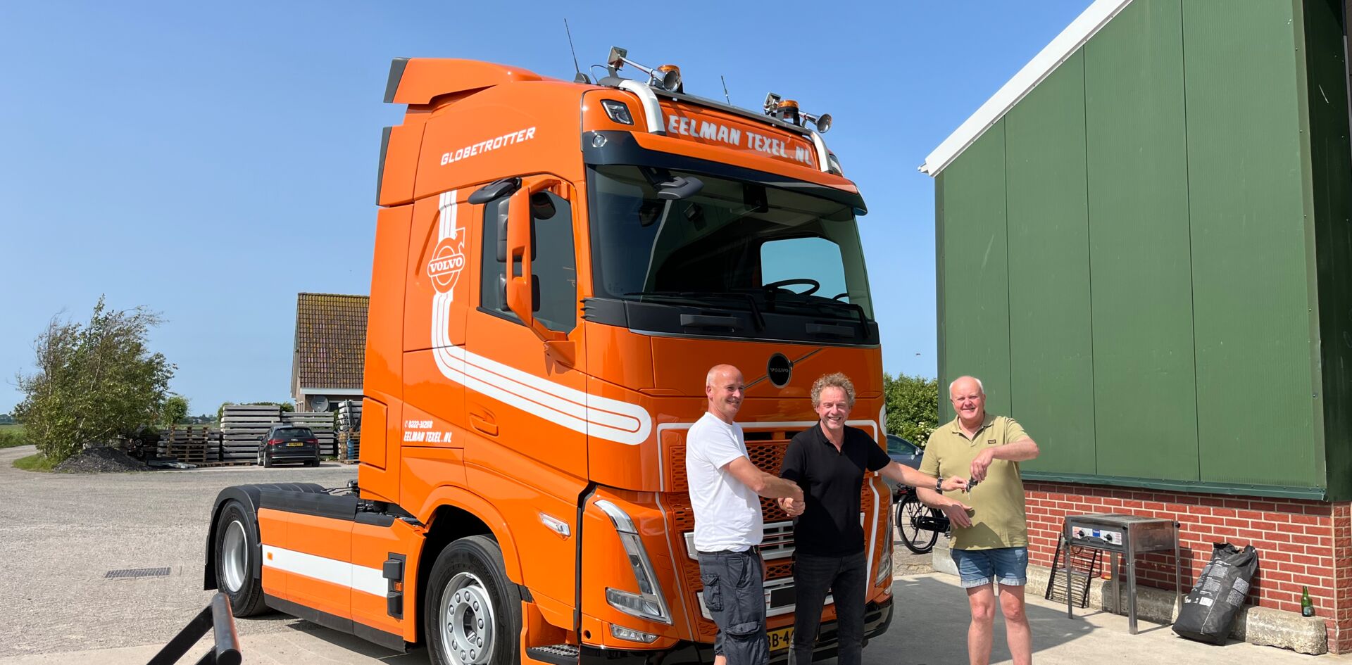 Aflevering Transportbedrijf Eelman Texel