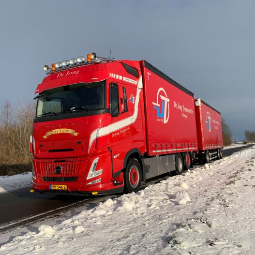 Aflevering de Jong transport Workum