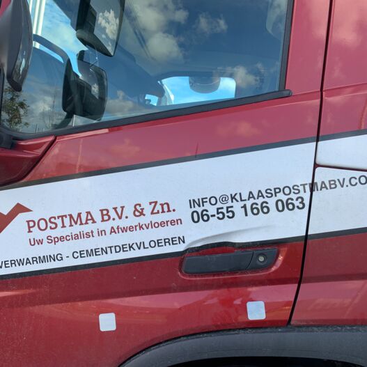 Aflevering Postma B.V. & Zn